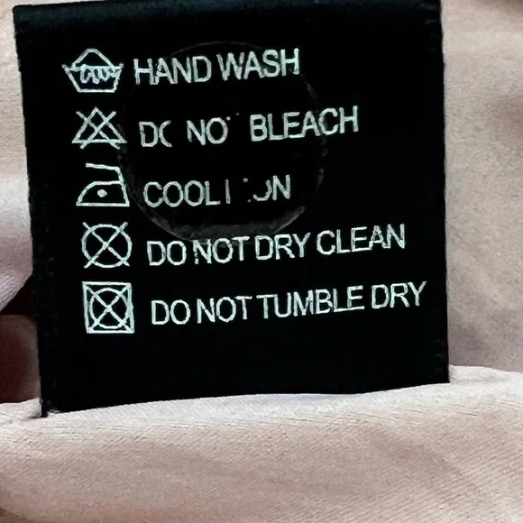 OXFORD SUNDAY Faux Suede Bell 3/4
Sleeve Blouse Size Large Dusty Light Pink - Picture 11 of 11